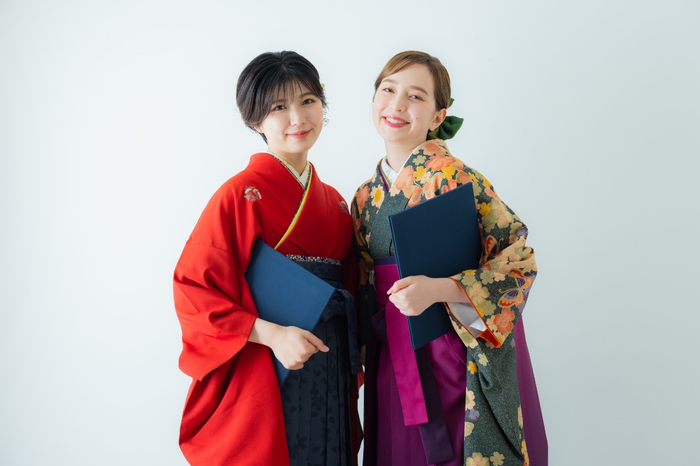 卒業式の袴撮影